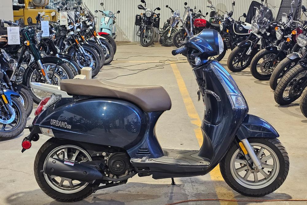 2022 Genuine Urbano 50i - Blue - Click For OTD Pricing - No Motorcycle License Required